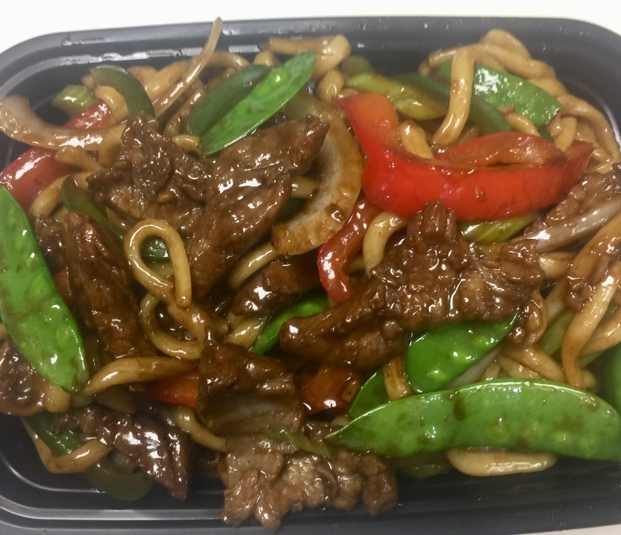 Order U3. Beef with Veggie Udon food online from New Hong Kong Village store, Medford on bringmethat.com