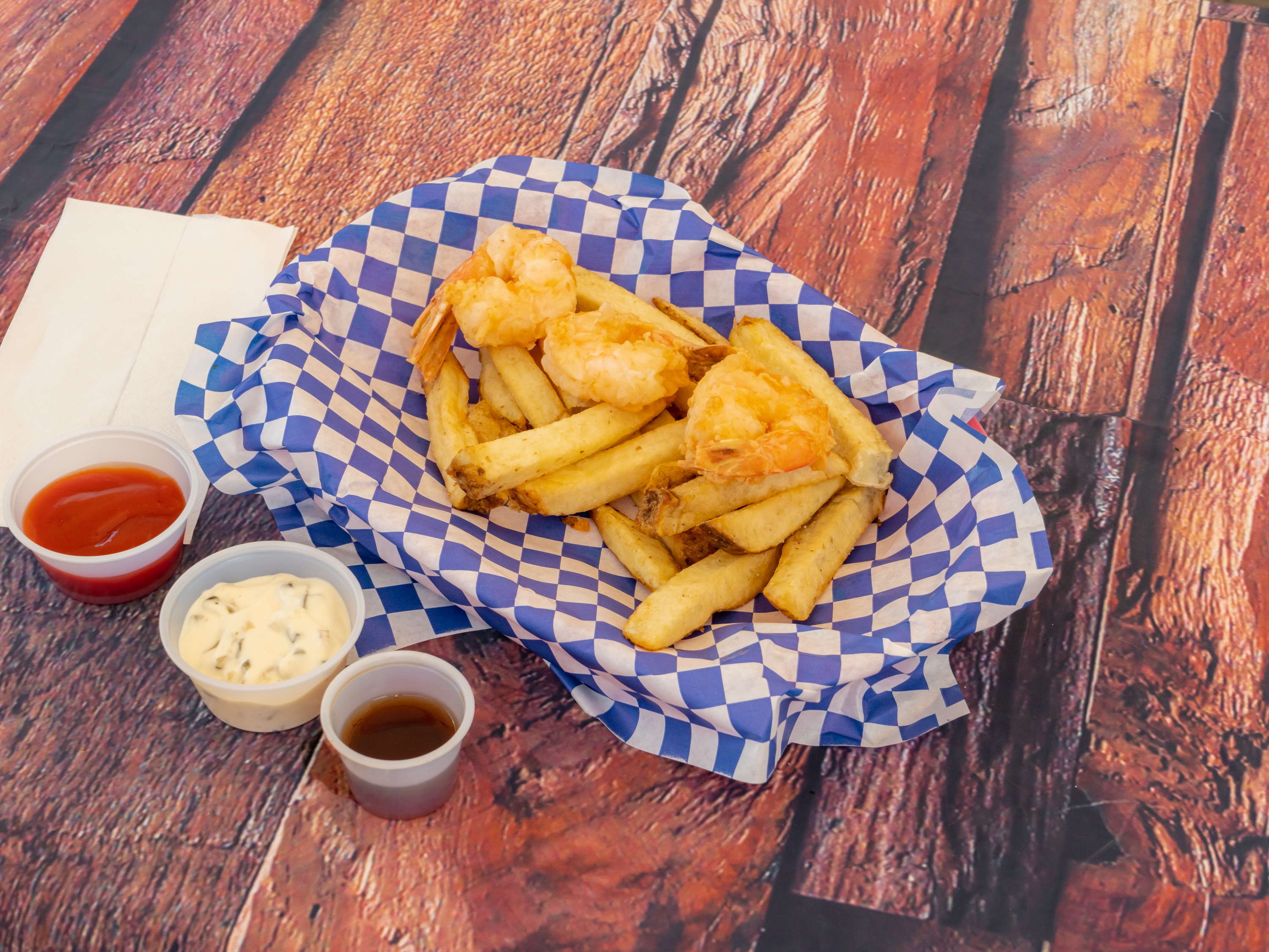 Order Kids Shrimp & Chips food online from The Codmother Fish & Chips store, San Francisco on bringmethat.com