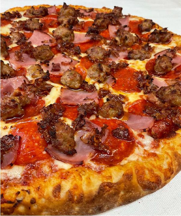 Order Small Meat Special Pizza food online from Benito's Pizza store, Royal Oak on bringmethat.com