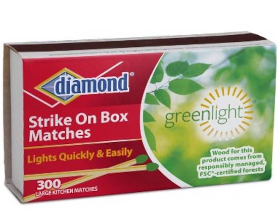 Order Diamond Matches (300 ct) food online from Ctown Supermarkets store, Uniondale on bringmethat.com