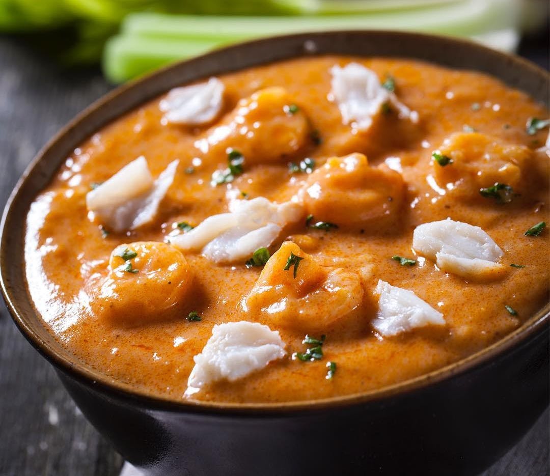 Order Shrimp & Crab Bisque Soup - 8 oz. food online from Pats Select Pizza | Grill store, Gloucester on bringmethat.com
