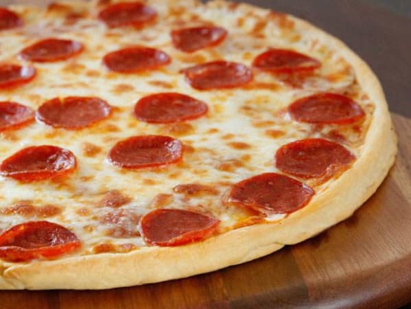 Order Double Turkey Pepperoni Pizza food online from Home Run Inn Pizza store, Chicago on bringmethat.com