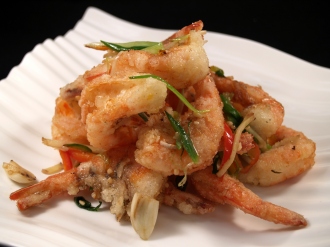 Order 23A. Spicy, Salty and Crispy Shrimp with Shell-On Chef Special food online from Chef Ming store, Beverly Hills on bringmethat.com
