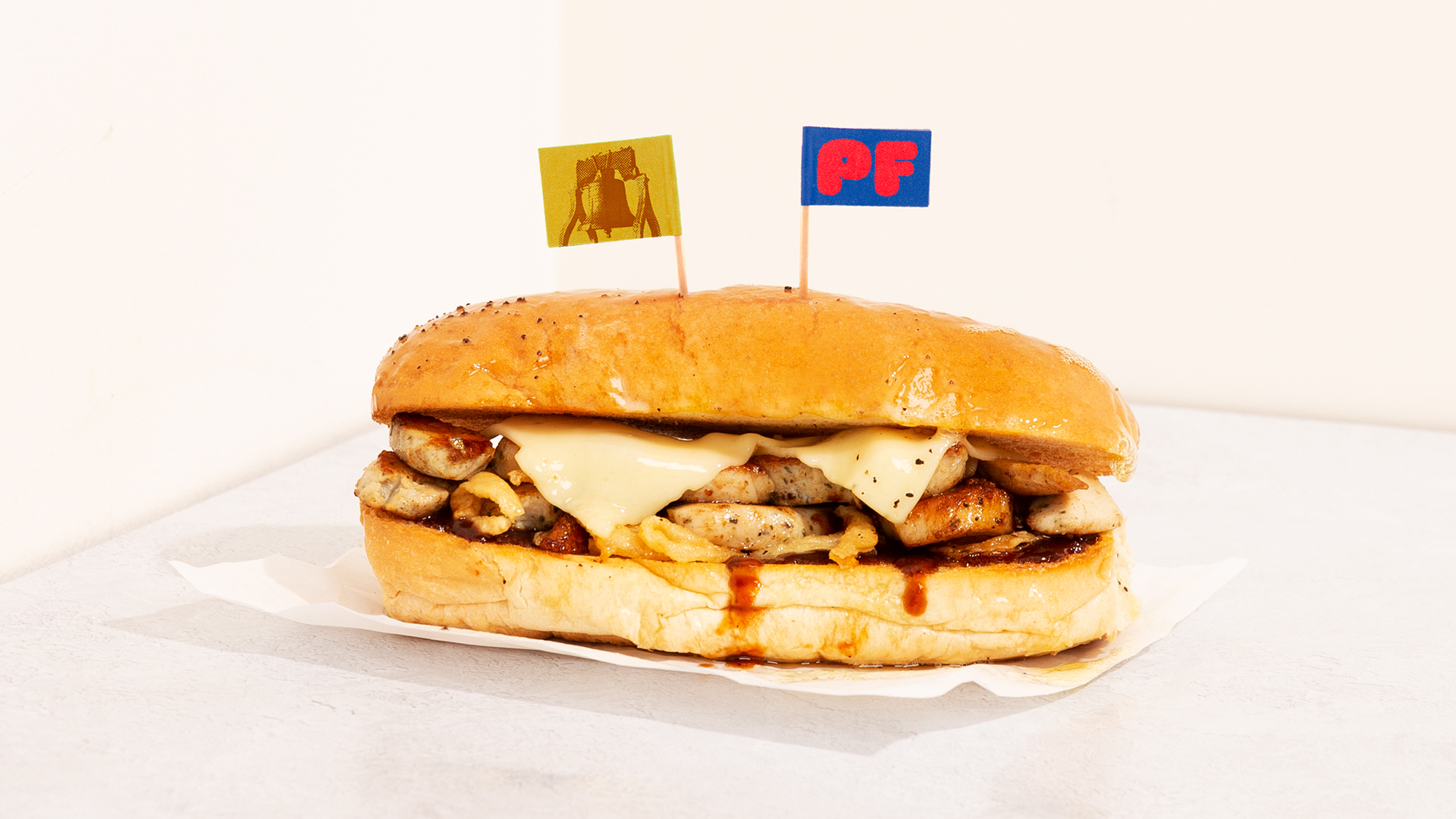 Order BBQ Chicken Cheesesteak food online from Philly Fresh Cheesesteaks store, Los Angeles on bringmethat.com