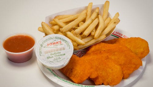 Order Chicken Fingers - Individual food online from John's Pizza & Subs store, Getzville on bringmethat.com