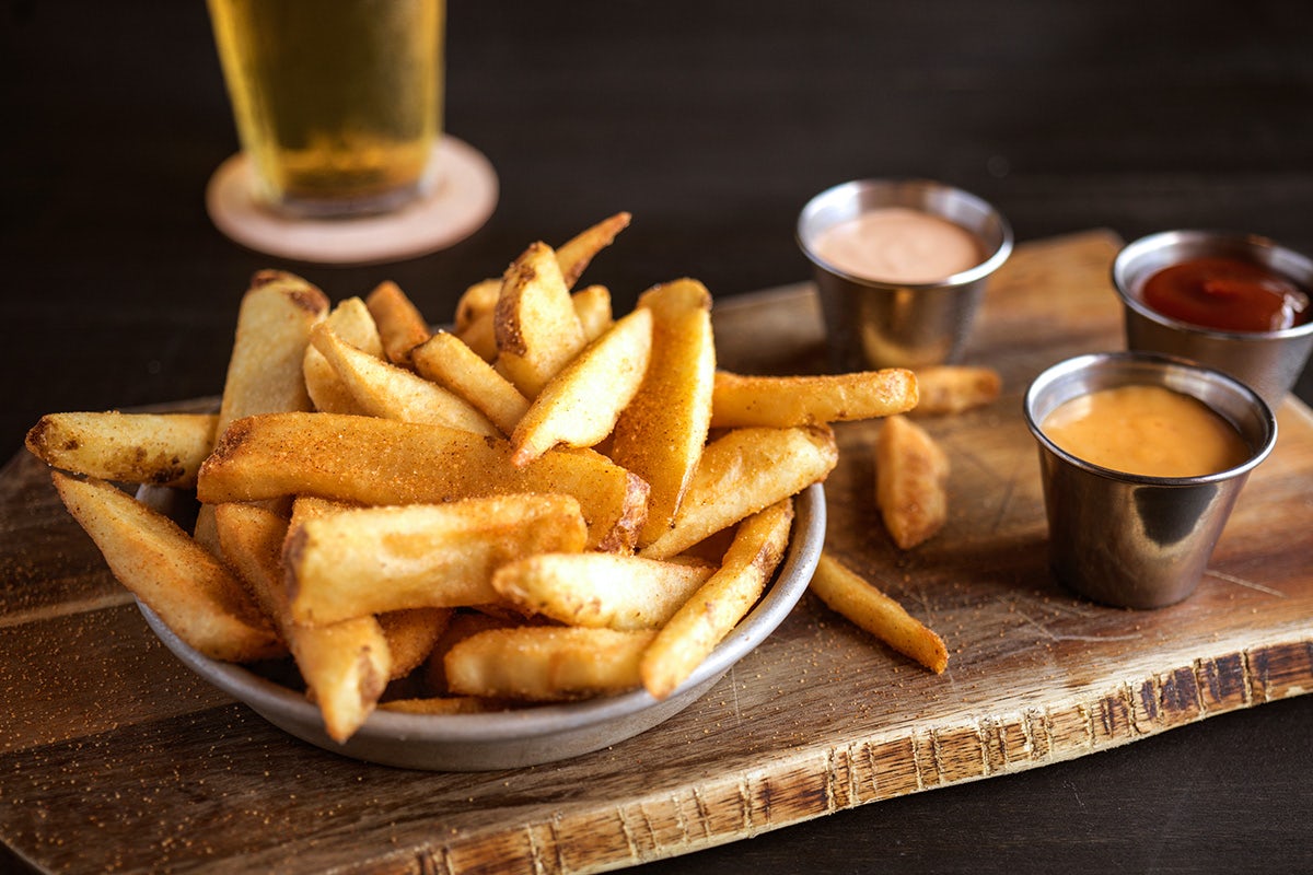 Order Fries food online from World Of Beer store, Richmond on bringmethat.com