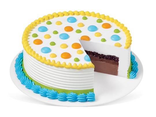 Order Standard Celebration Cake - DQ® Cake (10”) food online from Dairy Queen store, Hutto on bringmethat.com