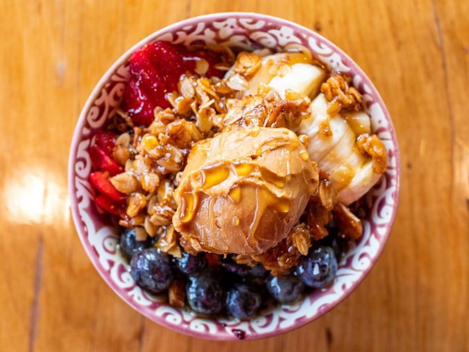 Order Traditional Acai Bowl food online from Charlotte Coffee House store, Dubuque on bringmethat.com