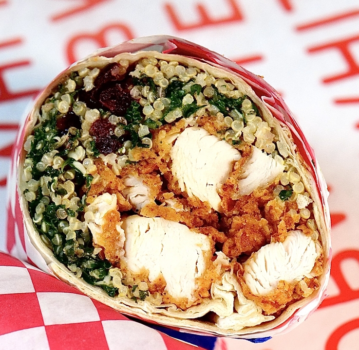 Order Kale & Quinoa Wrap food online from Bobwhite Counter store, New York on bringmethat.com