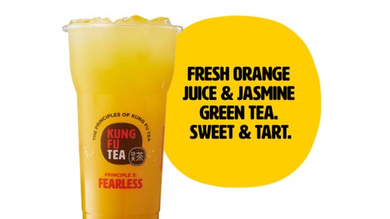Order Orange Green Tea food online from Kung Fu Tea store, Norristown on bringmethat.com