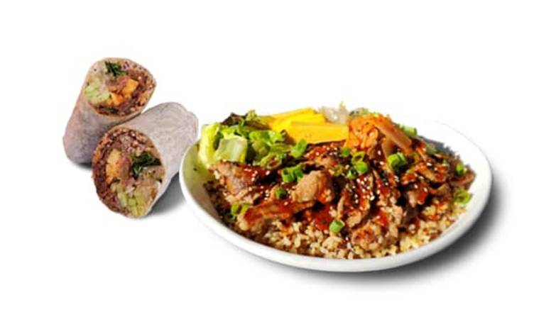 Order Korean BBQ Steak food online from World Wrapps store, Corte Madera on bringmethat.com