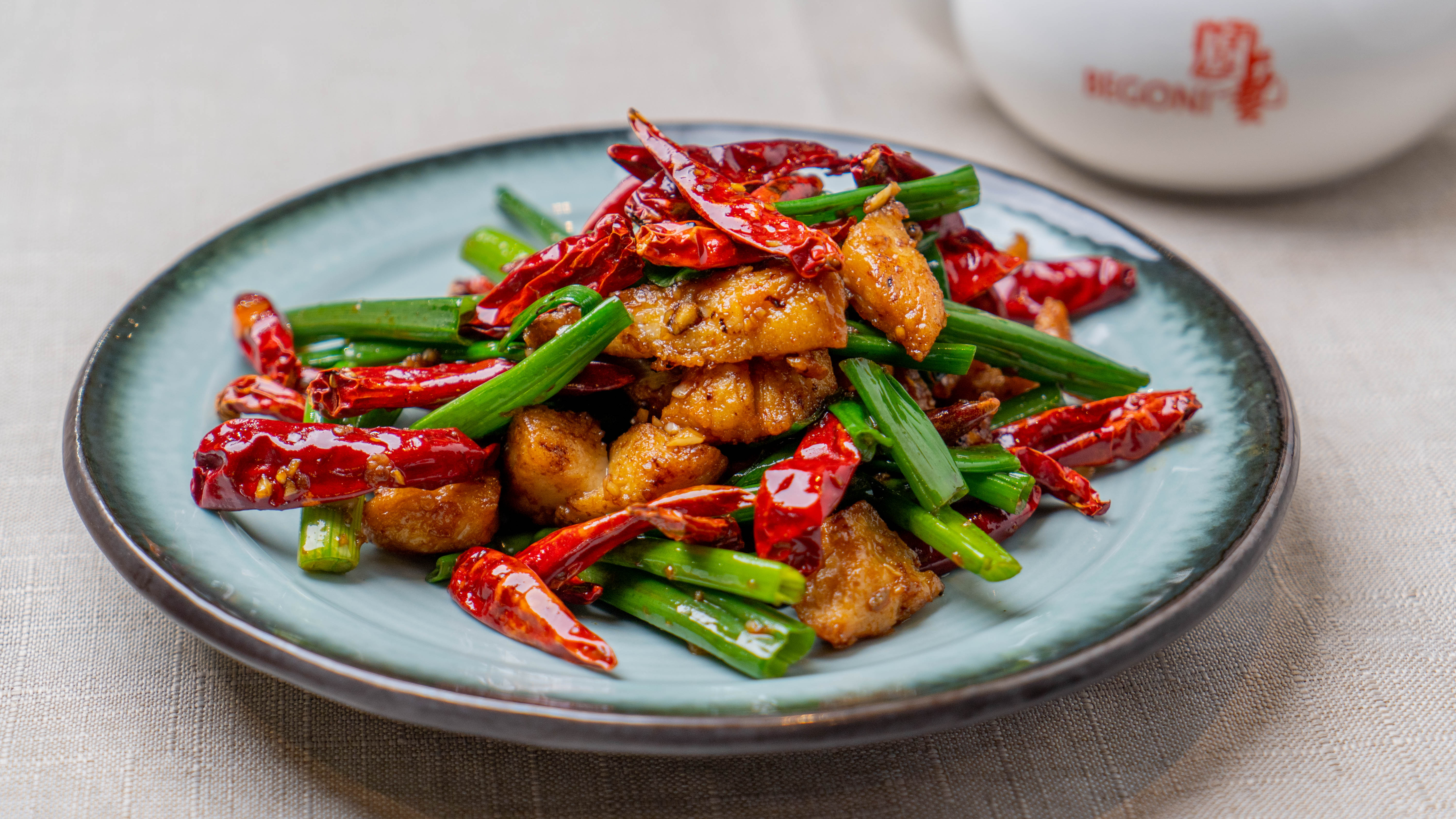 Order E2. Fire Cracker Chicken (Spicy)  food online from Begoni Bistro store, San Francisco on bringmethat.com
