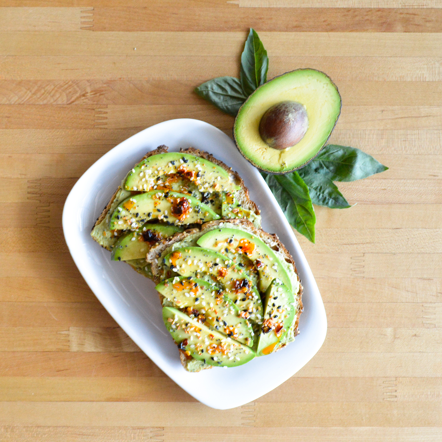 Order Spicy Avocado Toast food online from De Fer Coffee & Tea store, Pittsburgh on bringmethat.com