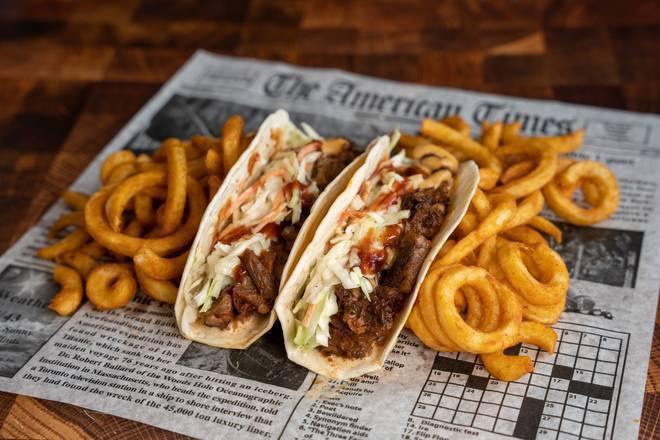 Order The Beefdano Tacos (2 pcs) food online from Crypto Grill store, Livonia on bringmethat.com