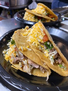 Order Carnitas Crispy Taco food online from Jalapeños Don Jefe store, Orange on bringmethat.com