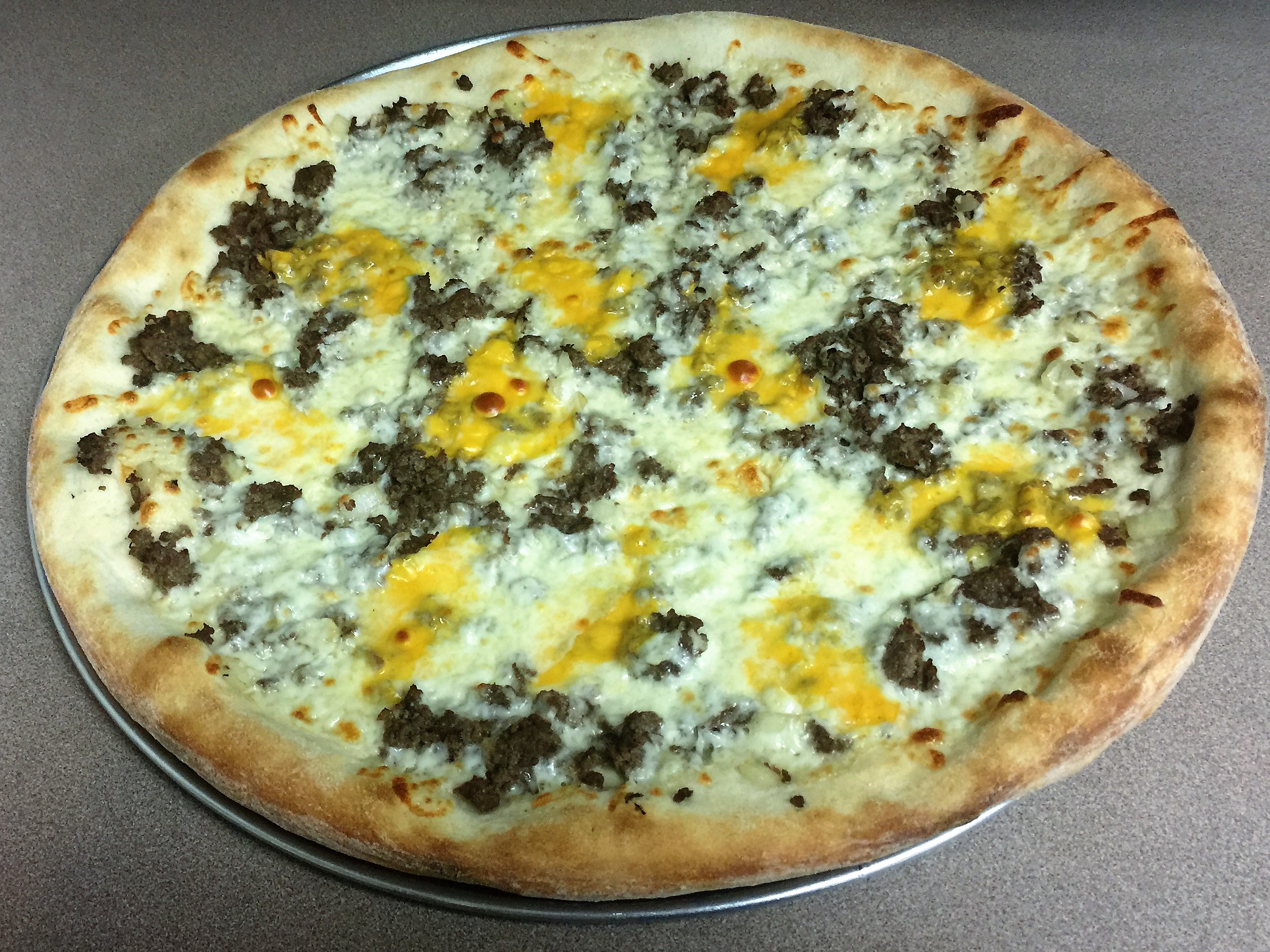 Order Philly Cheesesteak Pizza food online from Divano Pizza store, Garner on bringmethat.com