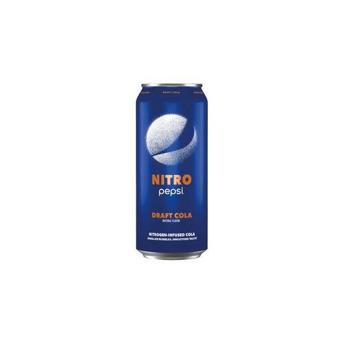 Order Pepsi · Nitro Draft Cola Soda (13.65 fl oz) food online from Mesa Liquor store, Mesa on bringmethat.com