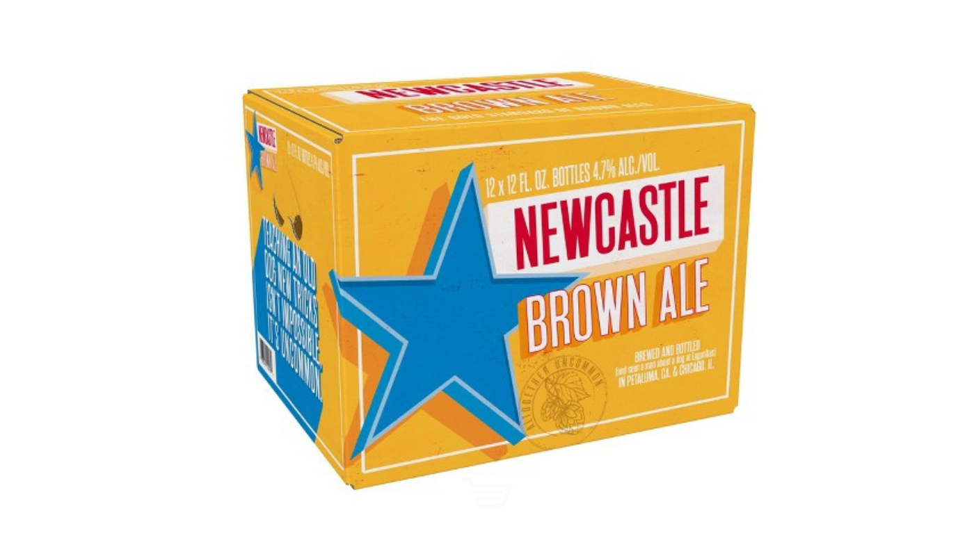 Order Newcastle Brown Ale 12 Pack 12 oz Bottles food online from House Of Cigar & Liquor store, Redondo Beach on bringmethat.com