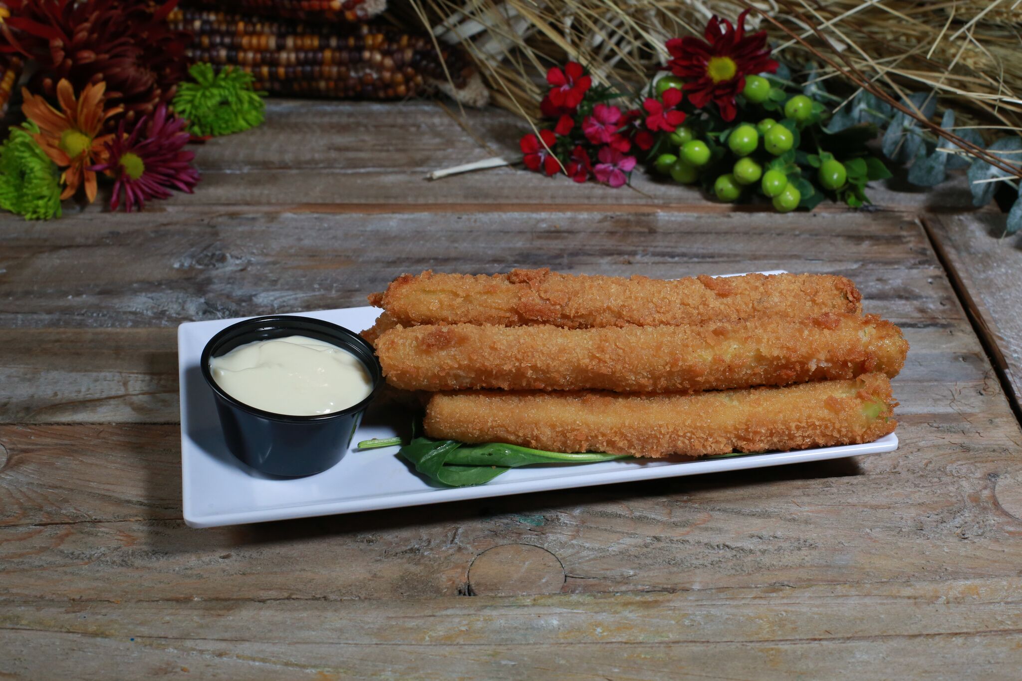 Order Fried Zucchini Sticks food online from Hash House a Go Go store, Las Vegas on bringmethat.com