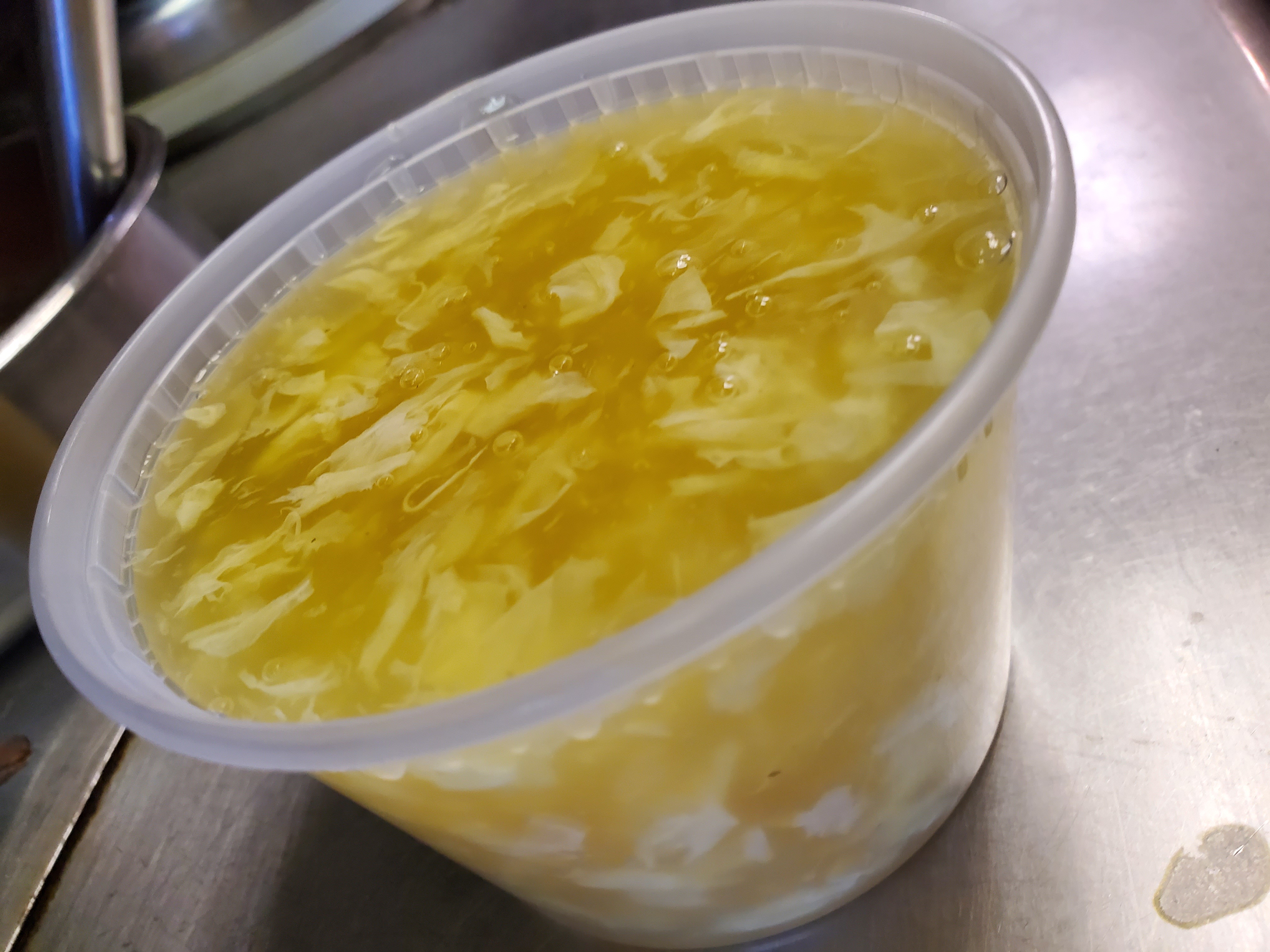 Order B2. Egg Drop Soup food online from China King store, Fayetteville on bringmethat.com