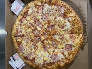 Order Hawaiian Pizza food online from Baja Giant Piza store, San Diego on bringmethat.com