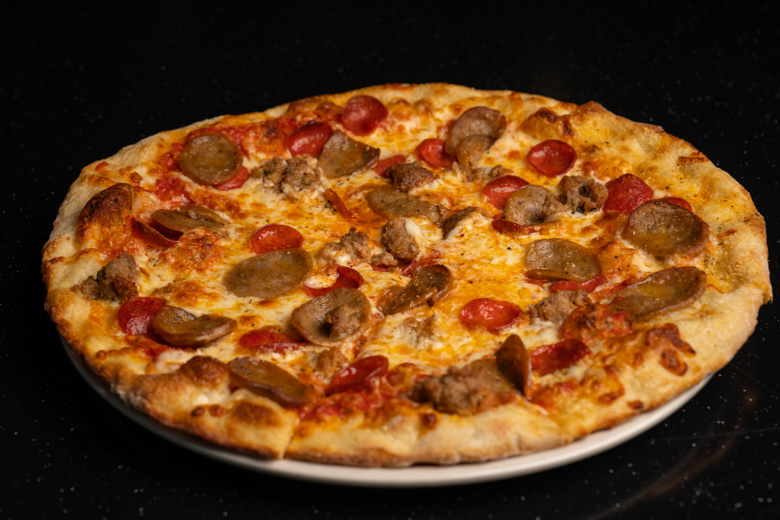 Order Tuscan Special Pizza food online from Becca's Restaurant store, Las Vegas on bringmethat.com