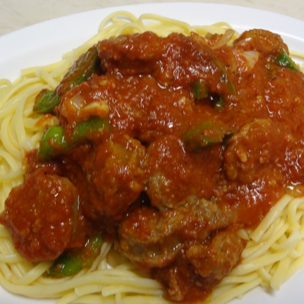 Order Linguine with Sausage food online from Guido's Pizza and Pasta store, Northridge on bringmethat.com