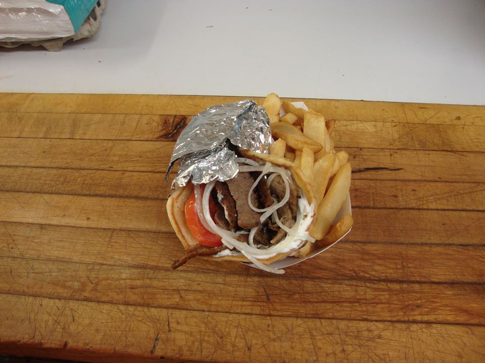 Order Gyros Greek Sandwich food online from Char Burger store, Deer Park on bringmethat.com