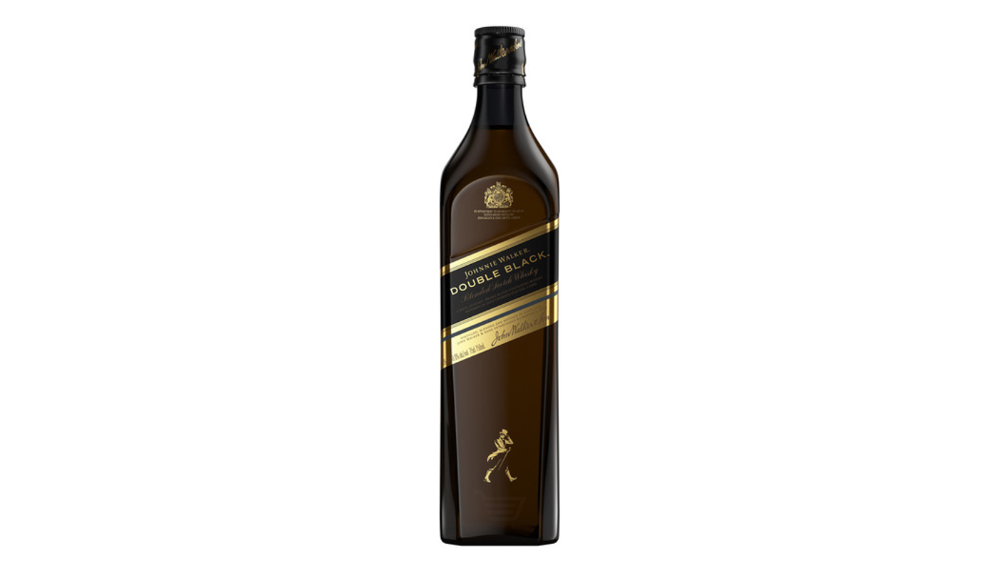 Order Johnnie Walker Double Black Blended Scotch Whisky 750mL food online from Circus Liquor store, Los Angeles on bringmethat.com