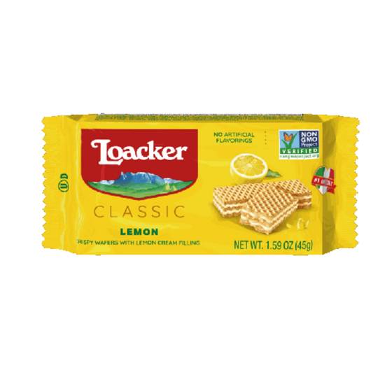 Order Loacker Crispy Wafers - Lemon food online from IV Deli Mart store, Goleta on bringmethat.com