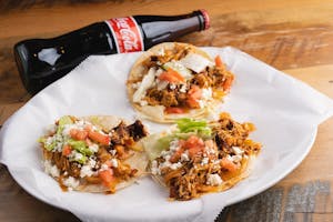 Order Tacos de Tinga food online from El Vaquero store, Monroe on bringmethat.com