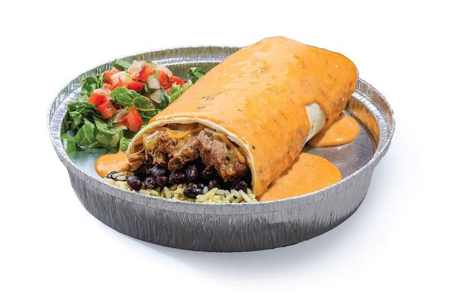 Order Queso Smothered Burrito food online from Costa Vida store, Spring Hill on bringmethat.com