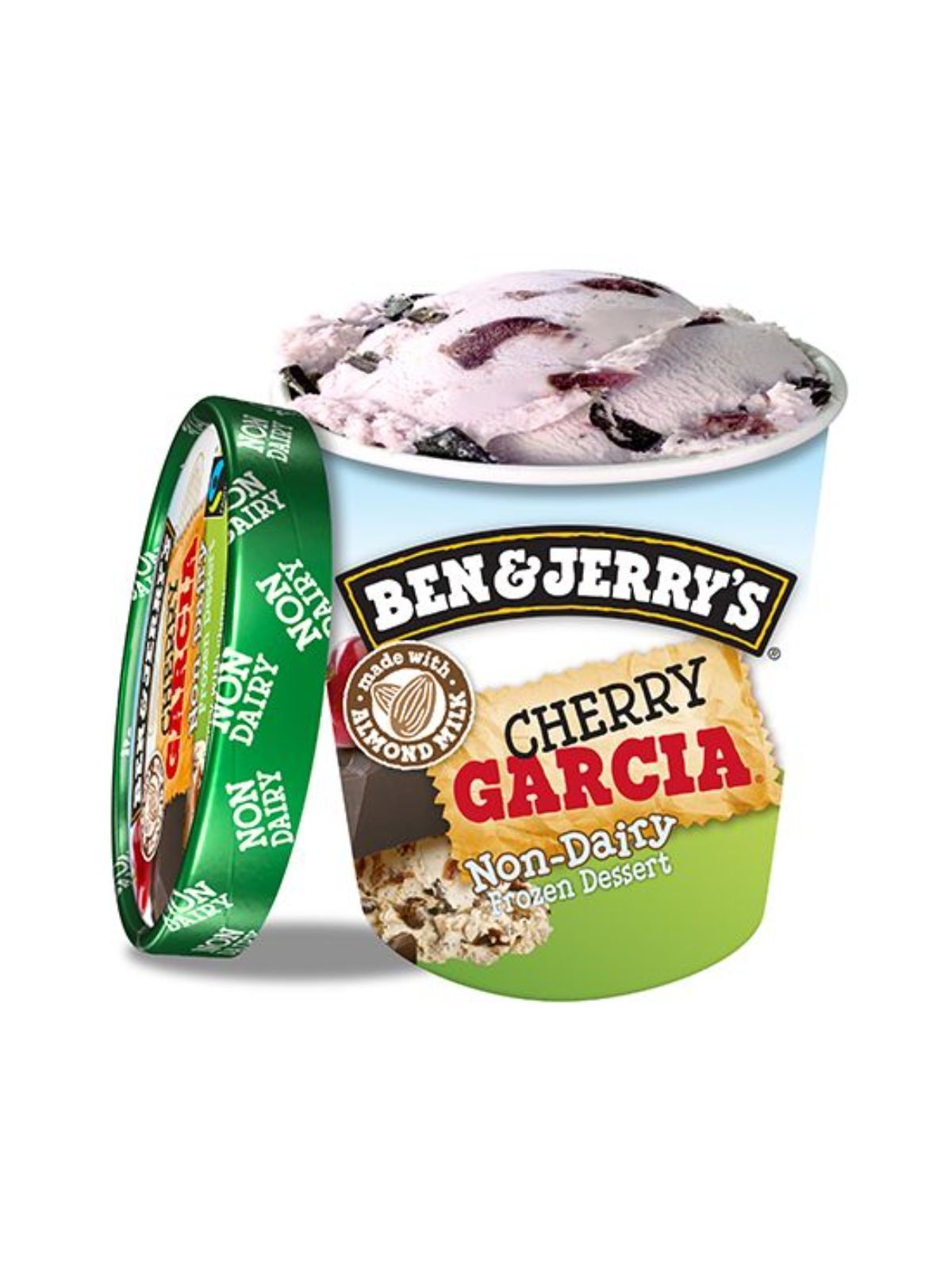 Order Ben & Jerry's Non-Dairy Cherry Garcia (1 Pint) food online from Stock-Up Mart store, Houston on bringmethat.com