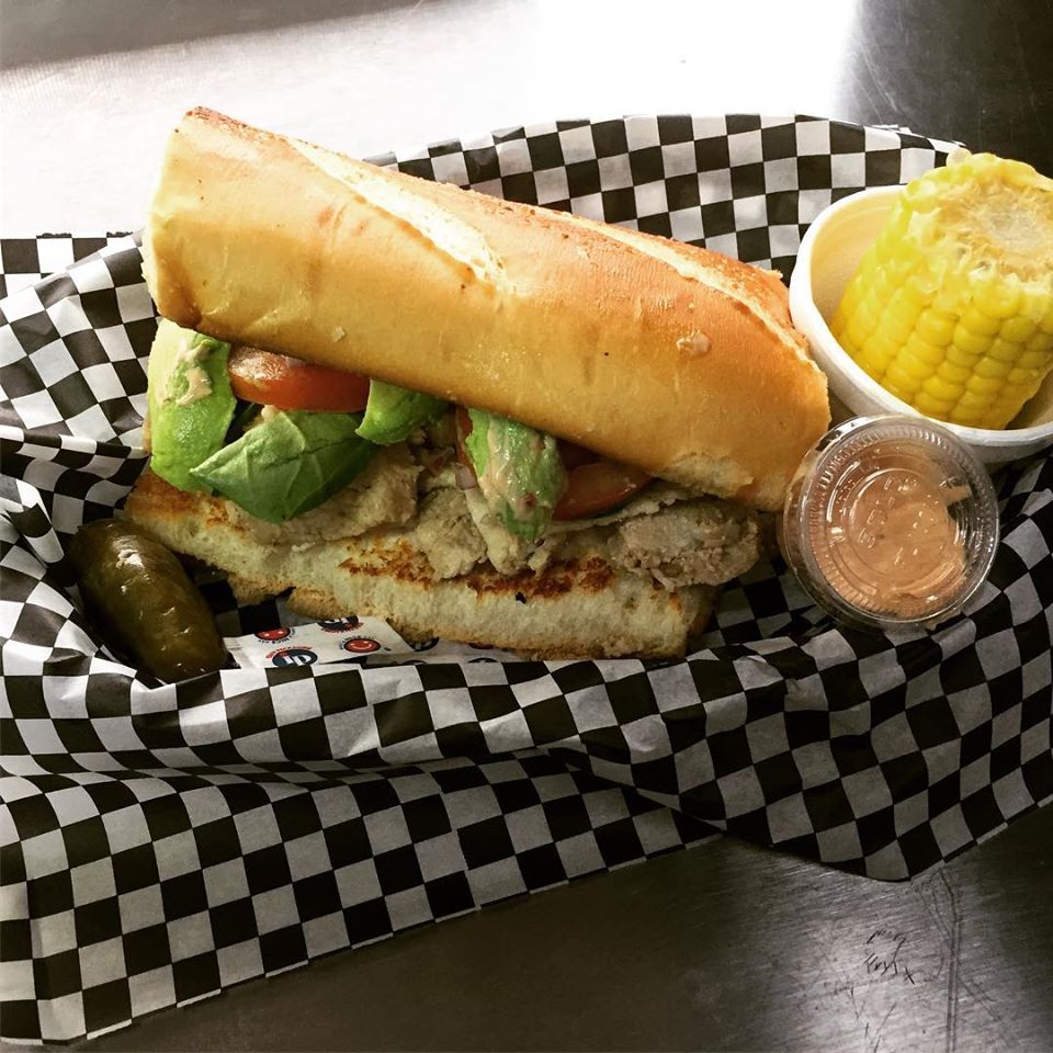 Order Porchetta Baguette food online from BeachPaws Food Truck store, Brownsville on bringmethat.com