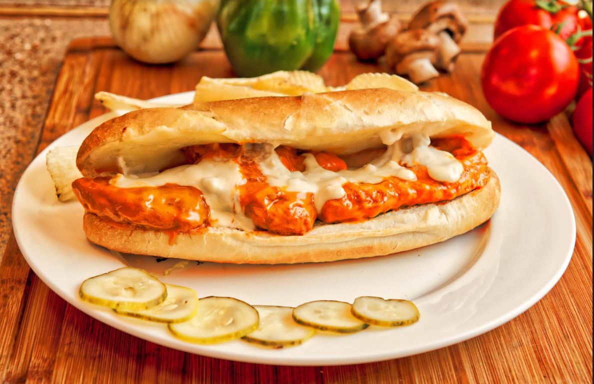 Order Buffalo Chicken Toasted Slammer food online from Pat Pizzeria store, Ithaca on bringmethat.com