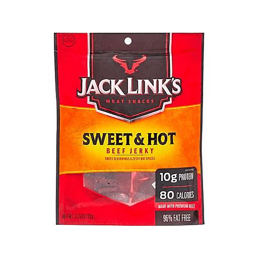 Order Jack Link's Sweet N' Hot Beef Jerky  (3.25 OZ) 133919 food online from BevMo! store, Milpitas on bringmethat.com