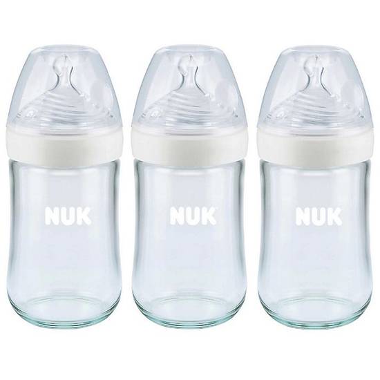 Order NUK® Simply Natural™ 3-Pack 8 oz. Glass Bottles food online from Bed Bath & Beyond store, Lancaster on bringmethat.com