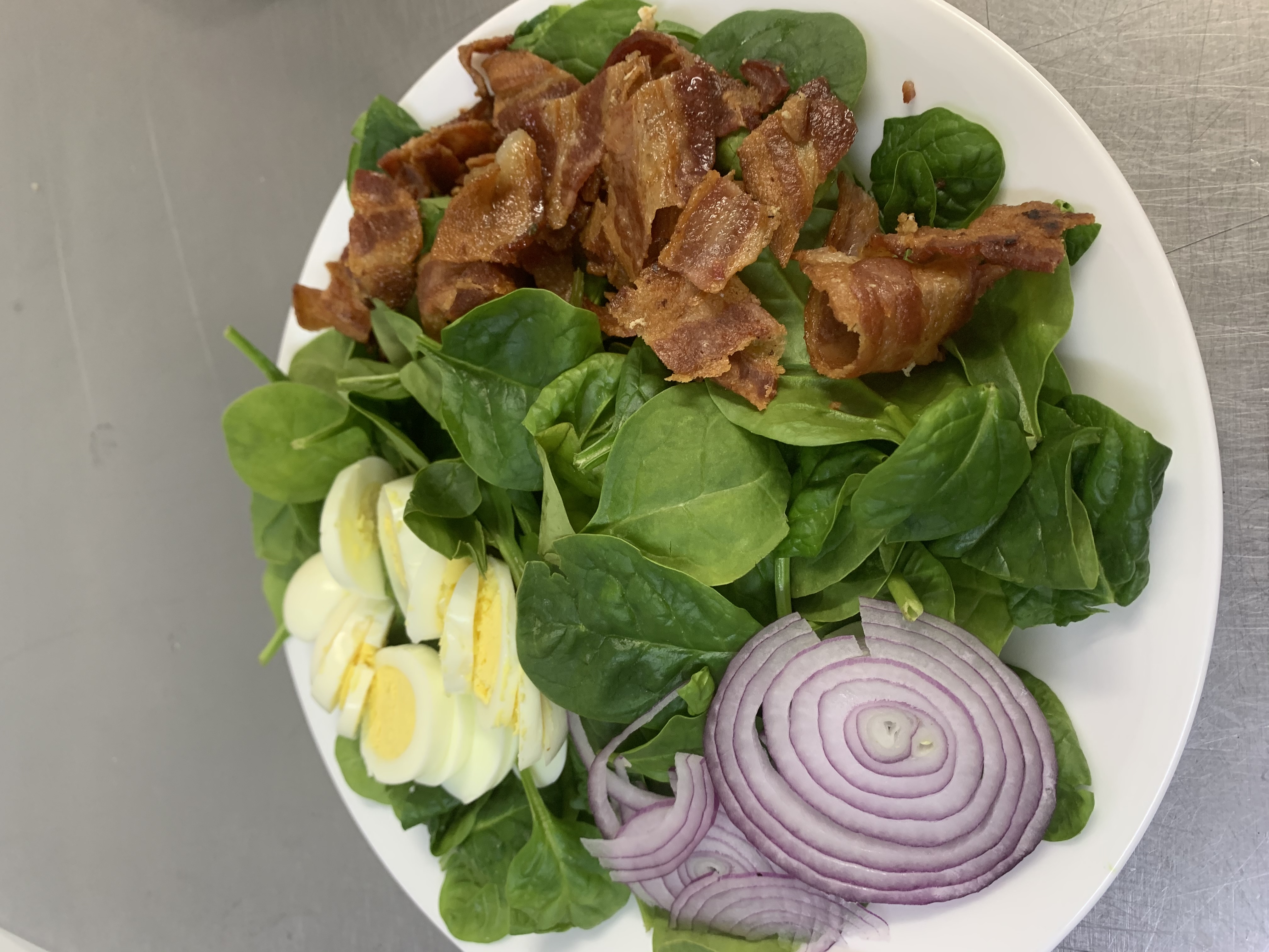 Order Spinach Salad food online from Sunrise Coffee House store, Bloomingdale on bringmethat.com