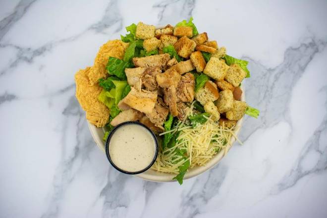 Order Garlic & Herb Chicken Caesar Salad food online from The Salad Station store, Metairie on bringmethat.com