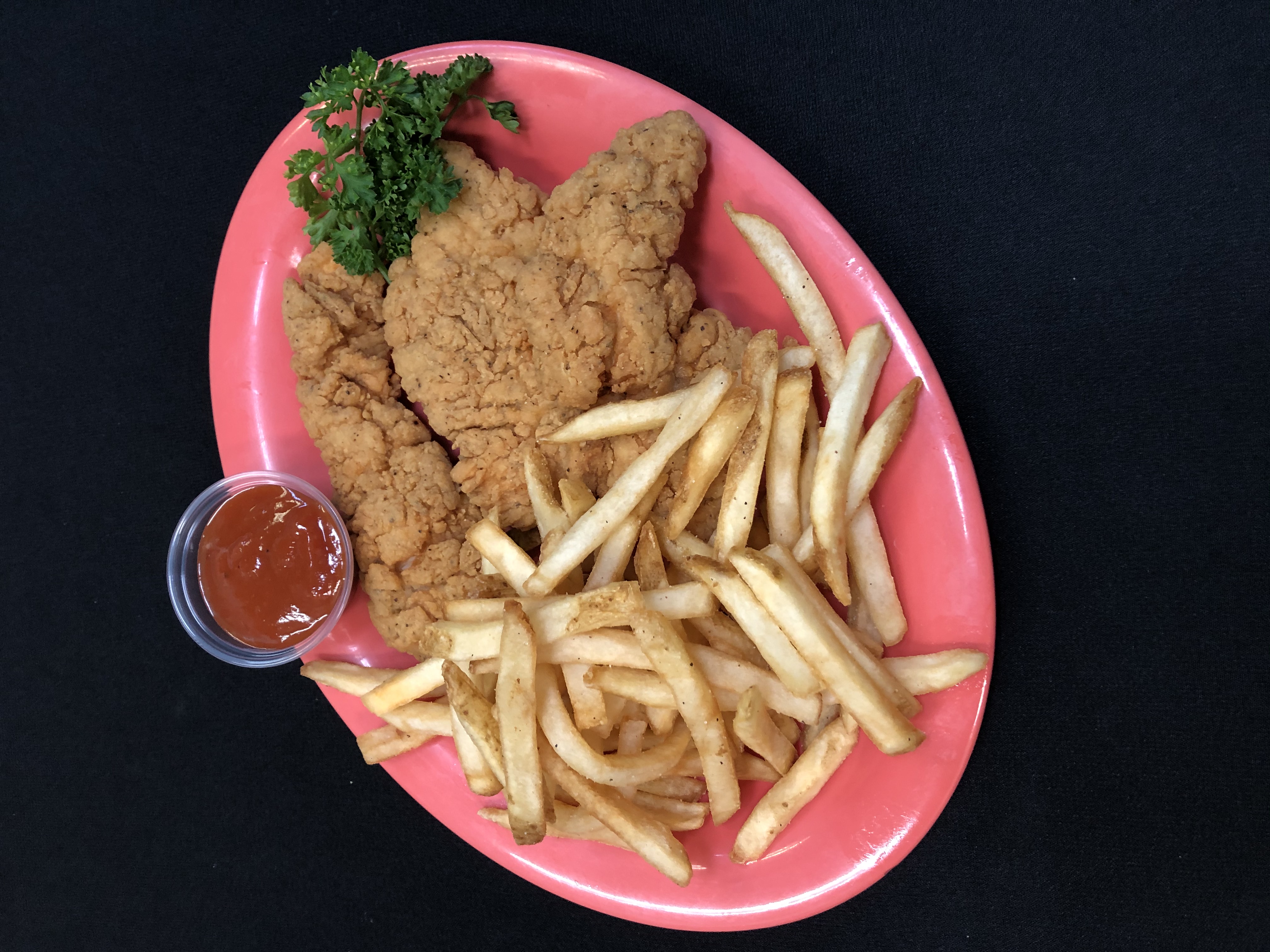 Order Chicken Strips and French Fries Plate food online from Peanut Farm store, Anchorage on bringmethat.com