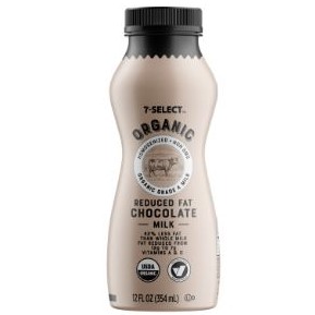 Order 7 Select Organic 2% RF Chocolate Milk 12 oz food online from 7-Eleven store, Houston on bringmethat.com