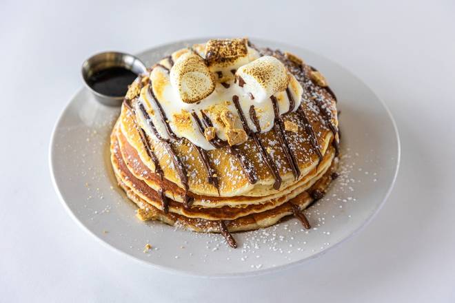 Order S'mores Pancakes food online from Hash Kitchen store, Phoenix on bringmethat.com