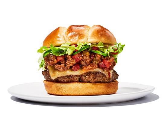 Order Southwest Chili Burger food online from Hooters store, Dayton on bringmethat.com