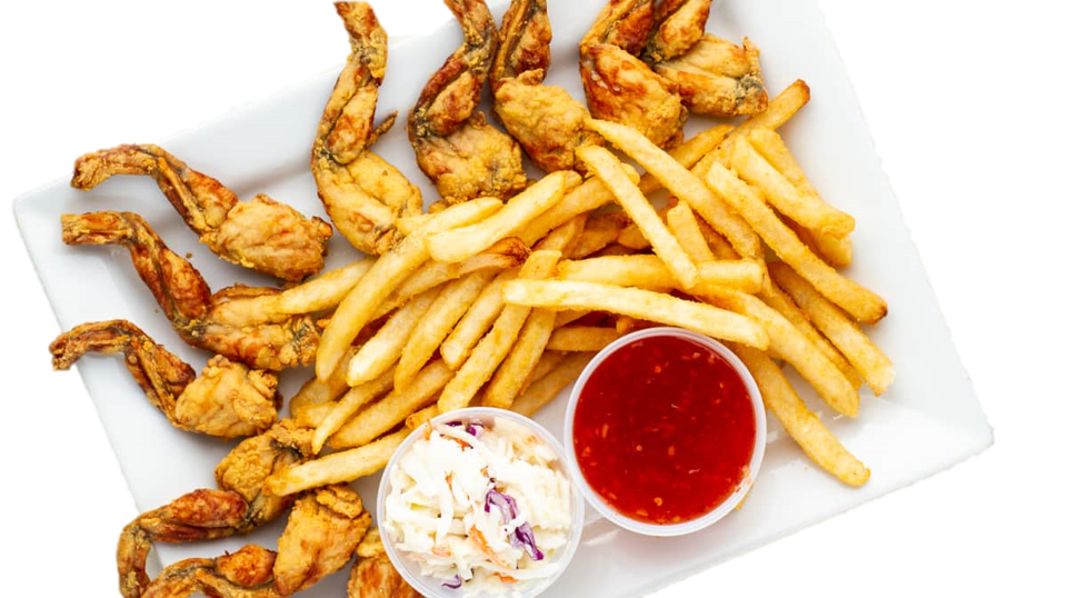Order Fried Frog Legs food online from Sharks Fish and Chicken store, Baltimore on bringmethat.com