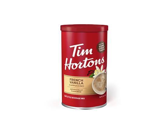 Order French Vanilla Cappucino Mix, 16oz Can food online from Tim Hortons store, Norton Shores on bringmethat.com