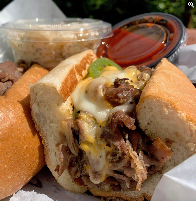 Order Philly Cheesesteak Sandwich food online from Sequoia Sandwich Company store, Bakersfield on bringmethat.com