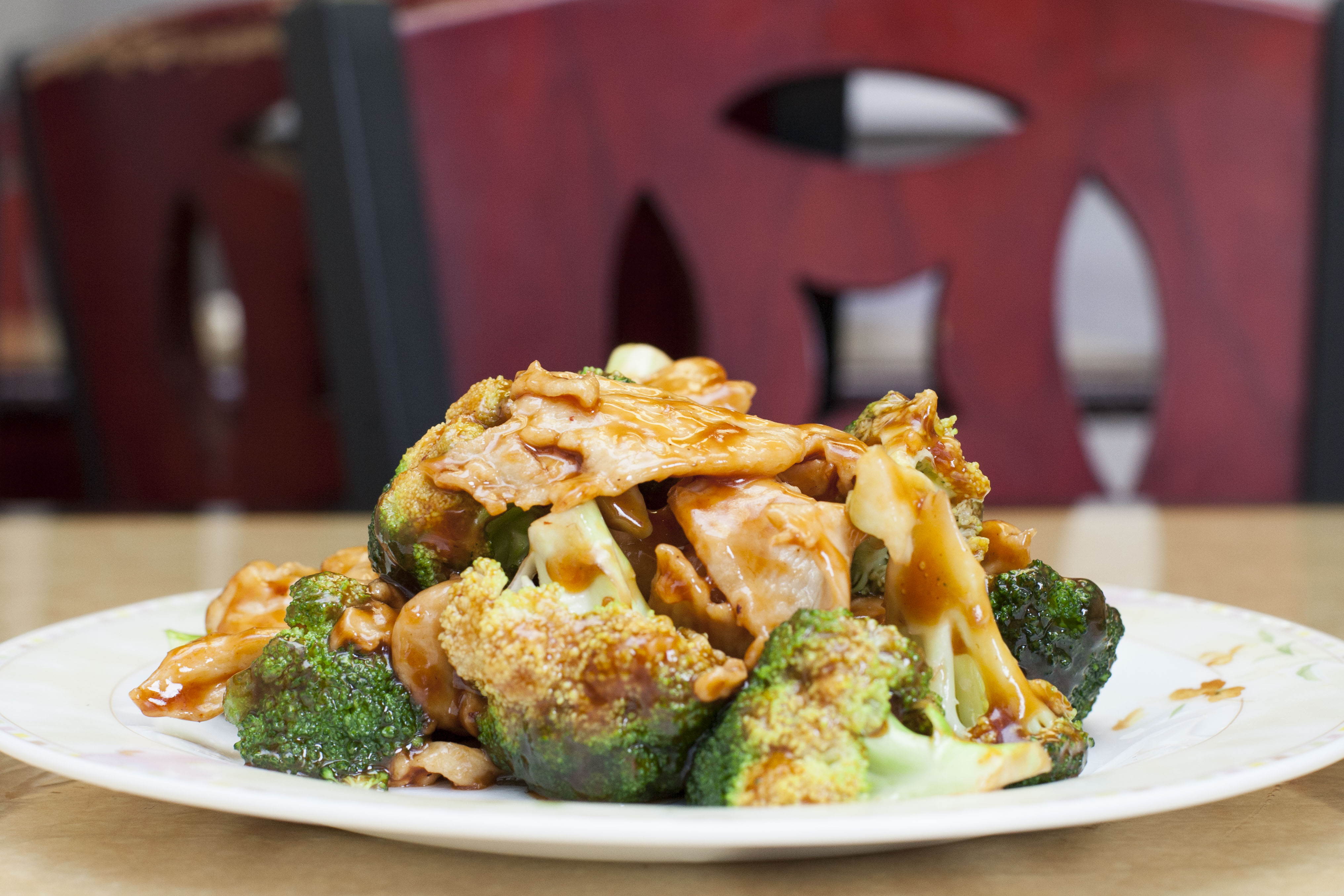 Order C9. Chicken with Broccoli Combination Platter food online from Sam lee kitchen store, Long Island City on bringmethat.com