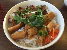 Order Pork & Roll Noodle Bowl food online from Little Saigon store, Nampa on bringmethat.com