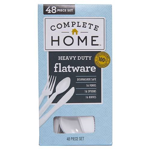 Order Complete Home Plastic Cutlery - 48.0 ea food online from Walgreens store, Norcross on bringmethat.com