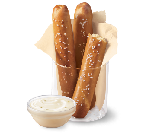 Order Dairy Queen Bakes Pretzel Sticks with Zesty Queso food online from Dairy Queen store, Normal on bringmethat.com